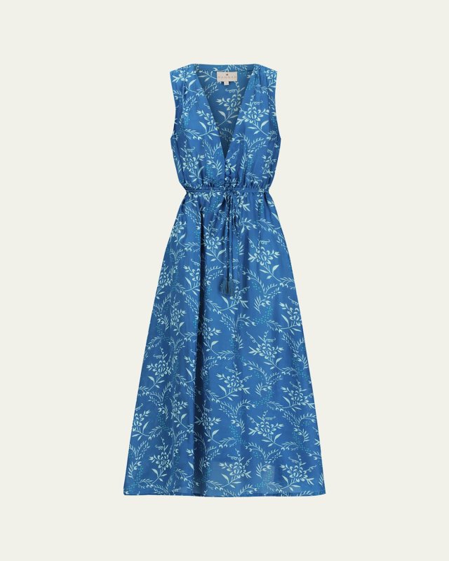 Claudia Draped Midi Dress
